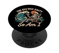 Apocalypso Dark Humor Beach Rave Fine del mondo Meme Tramonto PopSockets PopGrip Adesivo