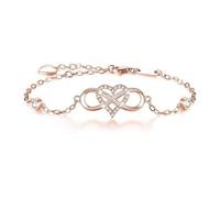 Apocalyptic-K Bracciale da donna con zirconi, braccialetto da tennis Sparkle, regolabile, regalo per giorni festivi, 4MM, zirconi, Zirconia cubica