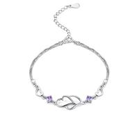 Apocalyptic-K Bracciale da donna con zirconi, braccialetto da tennis Sparkle, regolabile, regalo per giorni festivi, 4MM, zirconi, Zirconia cubica