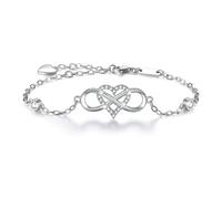 Apocalyptic-K Bracciale da donna con zirconi, braccialetto da tennis Sparkle, regolabile, regalo per giorni festivi, 4MM, zirconi, Zirconia cubica