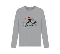 ApohSanta Great Wave Maglietta Hokusai Adulto Unisex (PN1559)