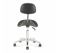 APOIUO Sedia Da Salone Regolabile, Sgabello Ergonomico Con Seduta Divisa E Ruote Di Supporto For La Schiena, Sgabello Professionale
