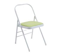 APOIUO Sedia Da Yoga, Facile Da Trasportare E Riporre, Cuscino In Spugna Morbida, Sedia Pieghevole For Pilates, For Studi Yoga Al Chiuso E All'aperto(Green)