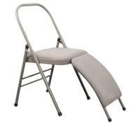 APOIUO Sedia da yoga, pieghevole rinforzata e portatile, senza schienale, con supporto lombare, for mantenere l'allineamento e la flessibilità.(Color1)