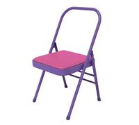APOIUO Sedia Da Yoga, Seduta In PU Con Tubo Di Acciaio Spesso, Sedia Portatile Senza Schienale, For Yoga, Stretching E Allevia Lo Stress(Color3)