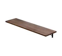 APOIUO Tavolo Pieghevole Da Parete, Tavolo Pieghevole In Legno Massello Che Non Occupa Spazio, Può Essere Utilizzato For Il Trucco, L'ufficio, La Sala Da Pranzo(Color1,150x45cm)