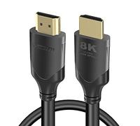 APOKIN Cavo HDMI 8K 1Metro 48Gbps 7680P HDMI 2.1 Ultra Alta velocità per Samsung QLED, Apple TV, Sony LG, Playstation, PS4, PS5, Nintendo Switch, Xbox One Series X, HDMI 2.0/4K 120Hz 144Hz m/MTS