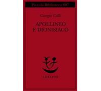 Apollineo e dionisiaco - Colli Giorgio
