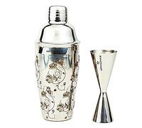 apolliner, shaker Cocktail e dosatare professionale,kit barman,kit mixer cocktail e miglior acciaio,kit cocktail set,bar,kit bartender,attrezzi da bar,regalo casa,Uomo,Donna(4 pezzi senza custodia)