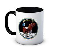 Apollo 11 Insignia 1969 NASA - Tazza da caffè in ceramica, 325 ml