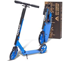 Apollo Artemis City Scooter - Scooter ragazzo, ragazza. Altezza regolabile per adulti, monopattino a ruote grandi, monopattino urbano, pratico, pieghevole per bambini dai 6 anni in su