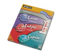 Apollo C/O Acco World Pellicola trasparente multiuso 8-1/2""X11"" 50/scatola