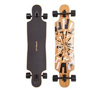 Apollo da Twin Tip Drop Thru Longboard Soul Bamboo, Flex 3, 101,8 cm (40inch) X 24 cm (9,5inch)
