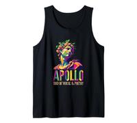 Apollo Dio della Musica e della Poesia Mitologia Greca Retro Pop Art Canotta