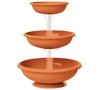 Bama Apollo Exports International Fontana - Vaso a 3 piani, in terracotta