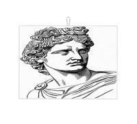 Apollo Illustration, tappetino per asciugare i piatti, piccolo, 16 x 18 pollici