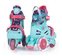 Apollo Kids My 1st Skates Adjustable - Pattini a rotelle regolabili per bambini, taglia 26-30, pattini a rotelle per ragazze e ragazzi, ideali per principianti, pattini da allenamento con doppio