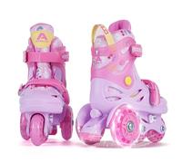 Apollo Kids My 1st Skates Adjustable - Pattini a rotelle regolabili per bambini, taglia 26 - 30, pattini a rotelle per ragazze e ragazzi, ideali per principianti, allenamento con doppio freno