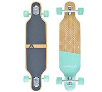 Apollo Longboard Special Edition tavola Completa, con Cuscinetti a Sfera ABEC High Speed, Drop-Through Freeride Skating Cruiser Boards