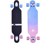 Apollo Longboard Special Edition - Tavola completa con T-tool, con cuscinetti a sfera ABEC ad alta velocità, Drop-Through Freeride Skate Cruiser Boards