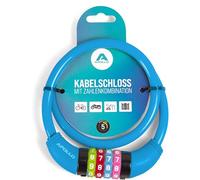 Apollo Lucchetto per Bambini - adatto anche per monopattini e bici senza pedali - semplice lucchetto a combinazione per bambini, leggero e sicuro, lucchetto per monopattino con codice