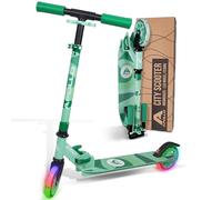 Apollo Monopattino Bambino LED - Moonracer | Monopattino Ammortizzato per Bambini | Monopattino Ripiegabile | Monopattino Bambino 4 Anni in su | Monopattino Sportivo | Monopattino