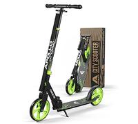 Apollo Monopattino Pieghevole a spinta con ruote grandi - XXL Phantom PRO - Altezza Regolabile - per Bambina, Bambino ed Adulto - con o senza ruote LED
