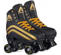 APOLLO, Pattini a rotelle da donna, stile rétro, da discoteca, motivo Luna Nova 2