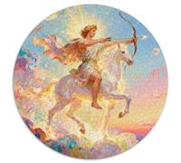 Apollo, Puzzle Circolare 1000 Pezzi, Sfida Mentale E Divertimento, Ideale Per Regalo O Decorazione, Adatto Dai 10 Anni, Mythological Figure, 1000pcs (67.5x67.5cm)