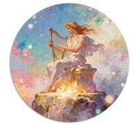 Apollo, Puzzle Da 1000 Pezzi A Forma Circolare, Attività Creativa E Calmante, Perfetto Per Regalo O Decorazione, Consigliato Dai 12 Anni, Mythological Figure, 1000pcs (67.5x67.5cm)