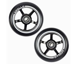 Apollo Rotelle per Monopattino Stunt Scooter 100mm PRO Wheels con Alu Core - 2X Cuscinetti a Sfera ABEC 9, Rotelle di Ricambio per Monopattino Adatte a monopattini Stunt-, Freestyle- e Kick-Scooter