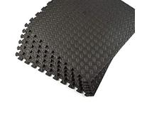 Apollo, set di 6 tappetini 60 x 60 x 1,2 cm, tappetini isolanti y antiscivolo, di protezione, in schiuma EVA, tappeto ad incastro inclusi bordi perimetrali, adatto ad attività sportiva, yoga