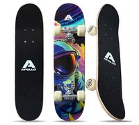 Apollo Skateboard per Bambini, Skate Cruiser con Cuscinetti a Sfera ABEC 3, Design Originale per Bambini e Bambine, Età 3+