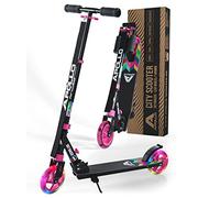 Apollo Skyracer | Monopattino con Ruote a LED da 145 mm | Monopattino da cittá pieghevole e con altezza regolabile | Monopattino bambino e bambina 6 anni in su