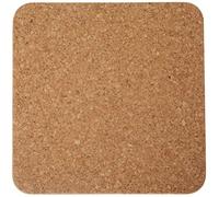 Apollo - Sottopentola Quadrato, in Sughero, Dimensioni 195 x 195 x 10 mm