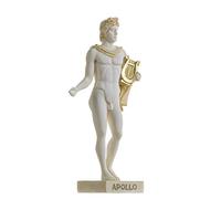 Apollo - Statua greca del dio della musica, in alabastro, 20 cm