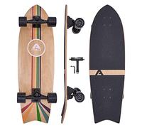 Apollo Surf Skate Bambino dai 6 Anni in Su | Mini Longboard Skate Bambini | Mini Cruiser per Allenamento Surf | Carving e Pumping | Truck Surfskate di Alta Qualità | Skateboard Adulto