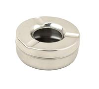 apollo THE HOUSEWARES BRAND SS Posacenere Antivento RND, Argento