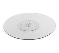 APOLLO The Housewares Lazy Susan - Centrotavola rotante in vetro, 50 cm, elegante centrotavola rotante per intrattenimento senza sforzo, perfetto per ristoranti e grandi riunioni, essenziale per cene