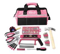 Apollo Tools DT0020P Household Tool kit, Pink, 201-piece, donazione a cancro al seno ricerca