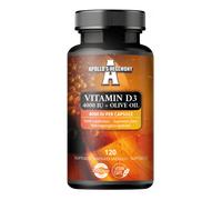 APOLLO'S HEGEMONY Vitamina D3 4000 UI + Olio d’Oliva - 120 Perle