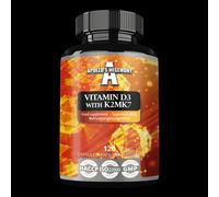 APOLLO'S HEGEMONY Vitamina D3 & K2 MK7 - 120 Capsule - D3 4000 UI / K2 125 µg