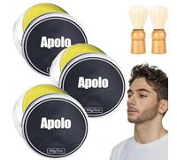Apolo Cosmetics Para Barba, Stimolante Per Barba Apolo, Balsamo Per Barba Apolo, Crema Per Barba Apolo, Stimolante Ultra Potente Per Barba Apolo (3 pz)