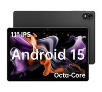 ApoloMedia Tablet da 11 pollici, Android 14 2025 con processore Octa-core, 8 GB + 128 GB, espansione 1 TB, tablet HD IPS grande, WiFi 6 e BT5.0, supporto GMS (nero)