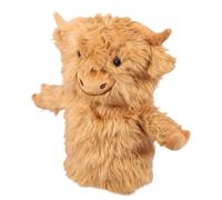 APOMNG Copri Mazza da Golf in Peluche Giallo a Forma di Vitello per Driver, Fairway, Putter con Rivestimento Morbido in Pile, Protezione dai Graffi, Carino Animale dei Cartoni, Regalo da Golf