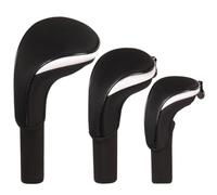 APOMNG Copricapo per Mazze da Golf Fairway Wood Set da 3 in Nylon Composito con Rete Traspirante e Etichette Numeriche Intercambiabili Adatto a Ibridi e alla Maggior Parte delle Legni,Multi colored