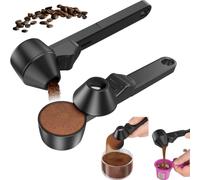 APOMNG Imbuto con Misurino per Caffè 2-in-1 Confezione da 2 Cucchiai da 2 Cucchiai per Caffè Macinato in Resina PP per Alimenti Senza BPA Finitura per Proteine e Tè
