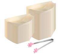 APOMOONS 100 Pezzi Forma a Barca Finger Food Monouso Barchette Finger Food Barche In Legno Usa e Getta Per Snacktray Biodegradabile Stoviglie Monouso Patatine Fritte 17×9 cm