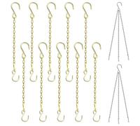 APOMOONS 12 Catena di Sospensione per Portavasi da Appendere Porta Vasi da Appendere, per Appendere Piante, Vasi di Fiori, Nidi di Uccelli (29 & 39cm