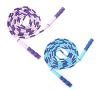 APOMOONS 2 Pezzi Corda per Saltare con Perline, Corda per Saltare Senza Grovigli per Bambini, Corda da Salto Fitness Regolabile da 2.8 M, Corda da Salto per Allenamento, Fitness, per Adulti e Bambini